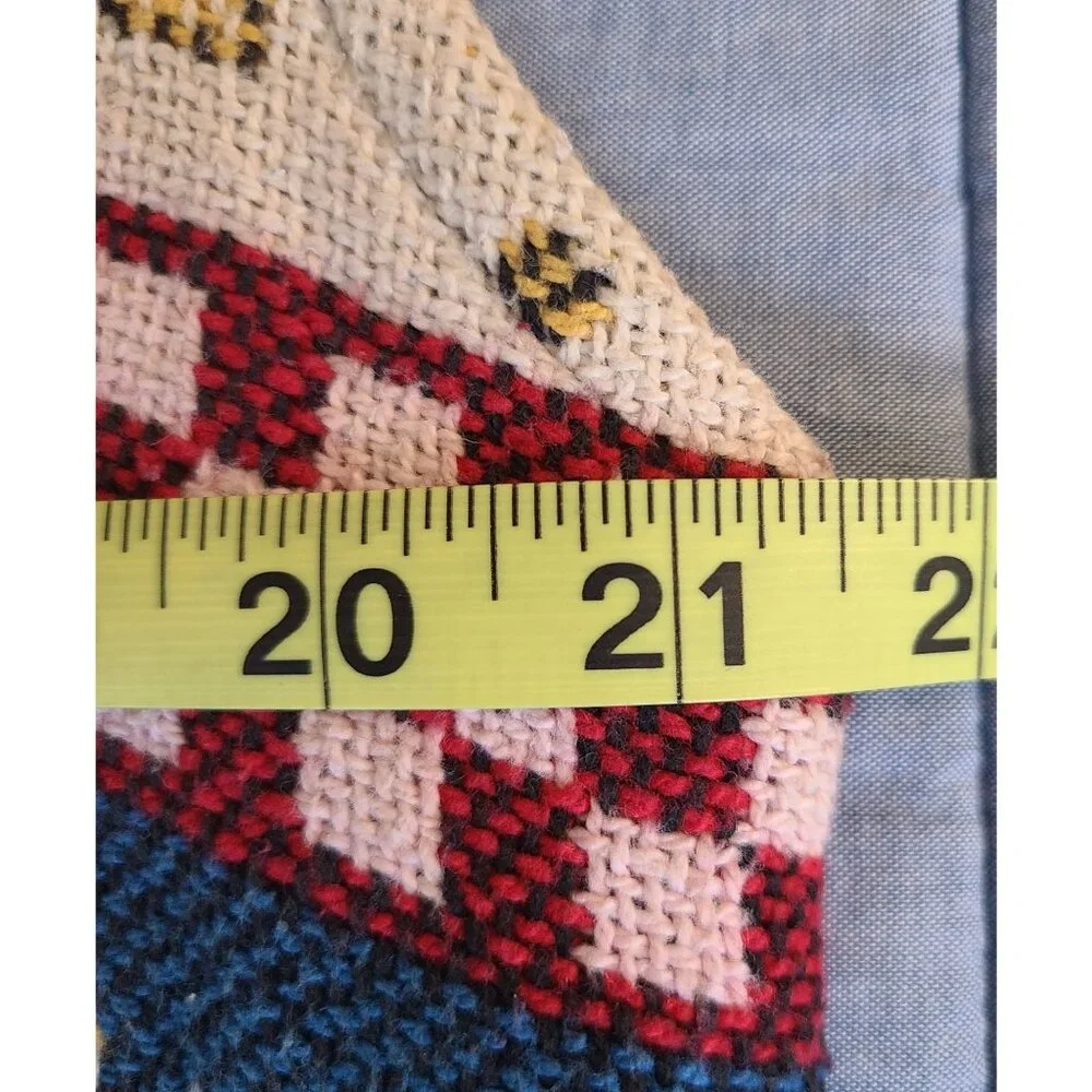 Vtg Sugar Street Weevers Knit Vest Lrg 100% Cotton Made USA Sunflowers Lady Bug - Picture 10 of 11